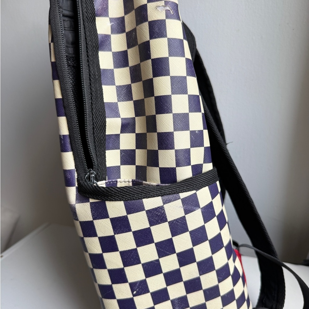 Anime Character Checkered Backpack - Picture 8 of 11